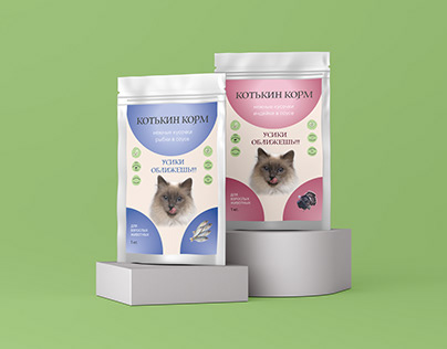Дизайн-концепция упаковки корма для котиков