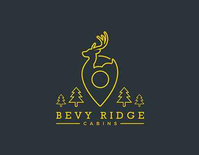 Bevy Ridge Cabins - Logo Design