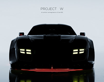 PROJECT W The Preview (Automotive Art)
