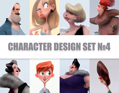 Project thumbnail - Character Design Set #4