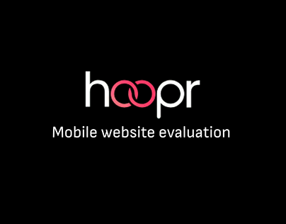 Heuristic evaluation - Hoopr