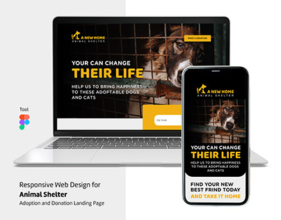 Web Design | Animal Shelter Landing Page