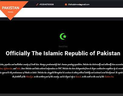 Pakistan Heroes Website