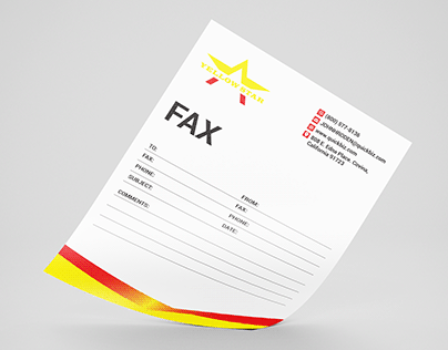 Fax Cover Sheet Design