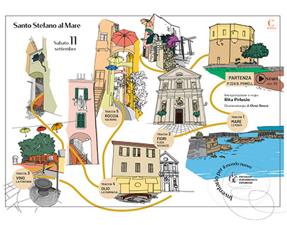 Ecomuseo, mappa di Santo Stefano al Mare