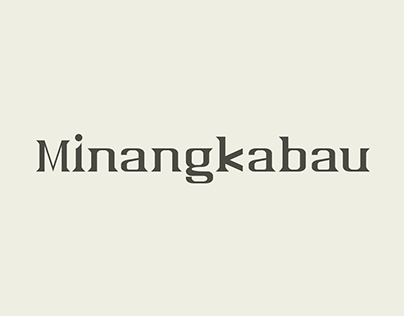 Minangkabau | My First Typeface