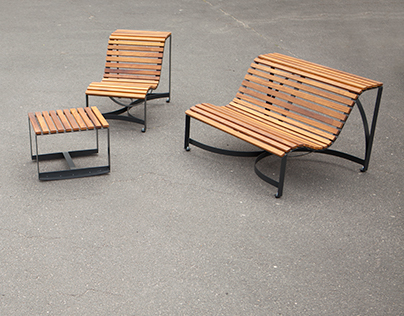 Outdoor Benches for Warsaw University of Social Science