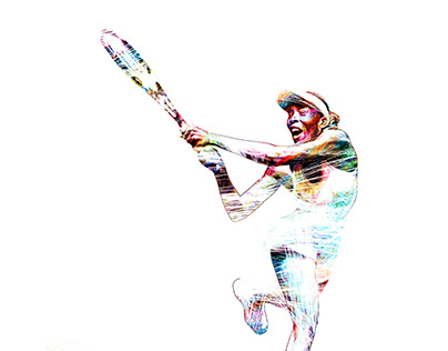 Sport illustration : Venus Williams