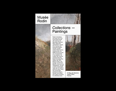 Posters for Musée Rodin