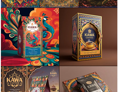 Packaging Design for "COFFEE BRAND"