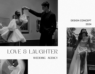 WEDDING agency concept website