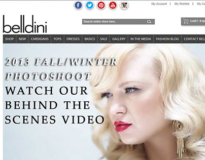 Belldini e-Commerce Website