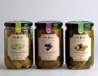 Aoun Pickles packaging