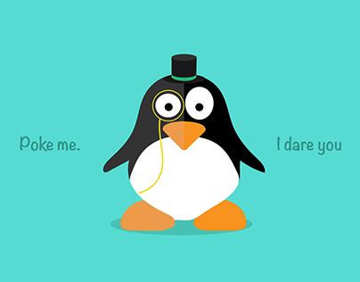 The cranky penguin. Illustration  #3.