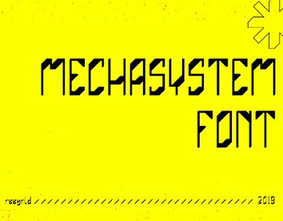 MECHASYSTEM FONT | Free Font