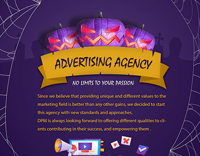 halloween theme for adv agency not official