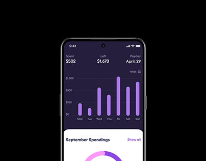 UPAY - Finance Mobile App Design