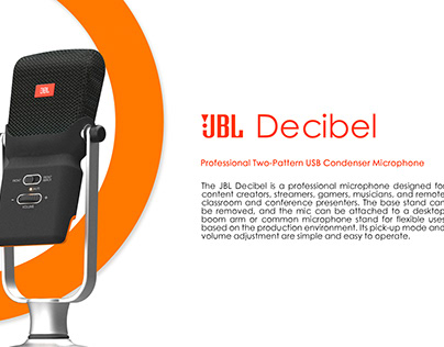 JBL microphone product design