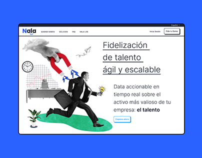 Rebranding and Website design for Nala HR Tech