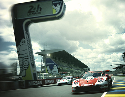 PORSCHE 911RSR Le Mans'70 hommage livery
