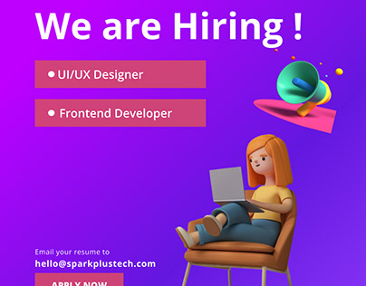 We Are Hiring | Banner Design