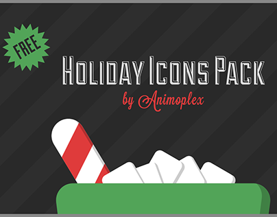 Free Holiday Icons Pack - After Effects Freebie