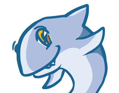 "Sharkie" (Simmons Anime Club logo)