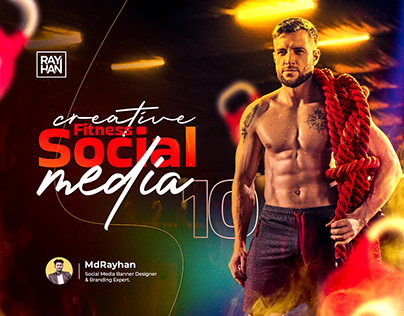 Fitness | GYM Banner Social Media Post Design