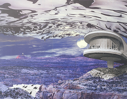 Surreal observatory poster