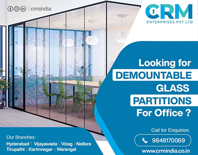 Demountable Glass Partitions