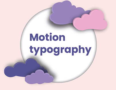 Motion typography