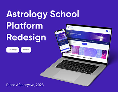 Redesign of Online Astrology School Platform