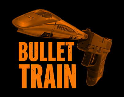 Bullet Train Photographic Manipulation Concept Art