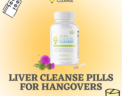 Liver Cleanse Pills For Hangovers By Cocktail Cleanse
