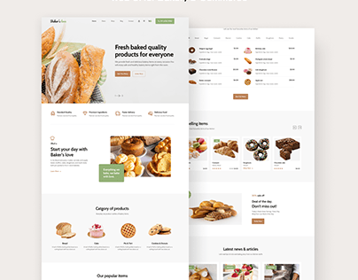 Bakery E-Commerce web UI