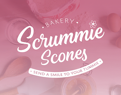 Scrummie Scones Bakery Rebrand