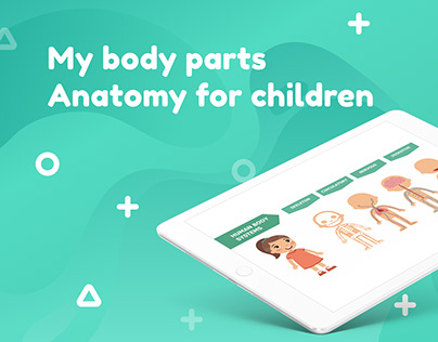 My body parts. Application for children