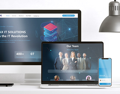 DRAX IT SOLUTION COMPANY LANDING PAGE WEBSITE
