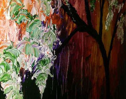 Tree Oil Painting