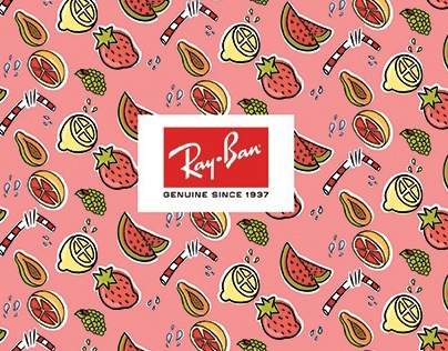 Ray Ban Ad design and Pattern Design
