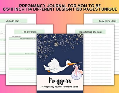 Pregnancy planner or journal for mom to be.