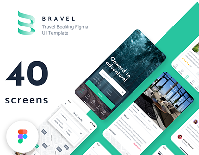 Bravel - Travel Booking App Figma UI Template