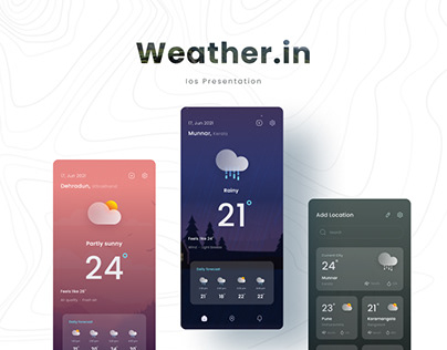 Weather.in - Weather forecast app presentation