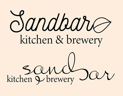 branding - “sandbar kitchen & brewery“