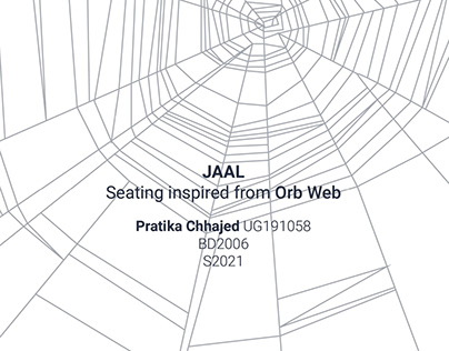 Jaal- Seating inspired from an Orb Web
