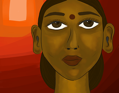 The Indian lady