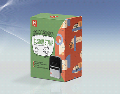 Box Package Design (Custom Stamp Primary School)