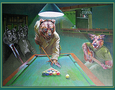Brutal game - animal billiards