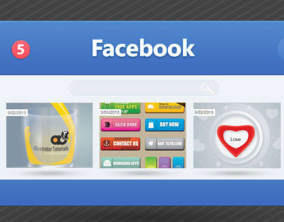 UI Design for Facebook