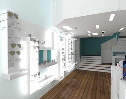 optics shop  Design and rendering by me